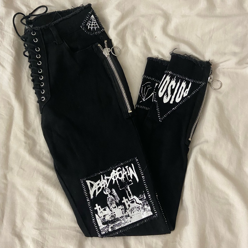 Dolls Kill Patch Jeans - image 1